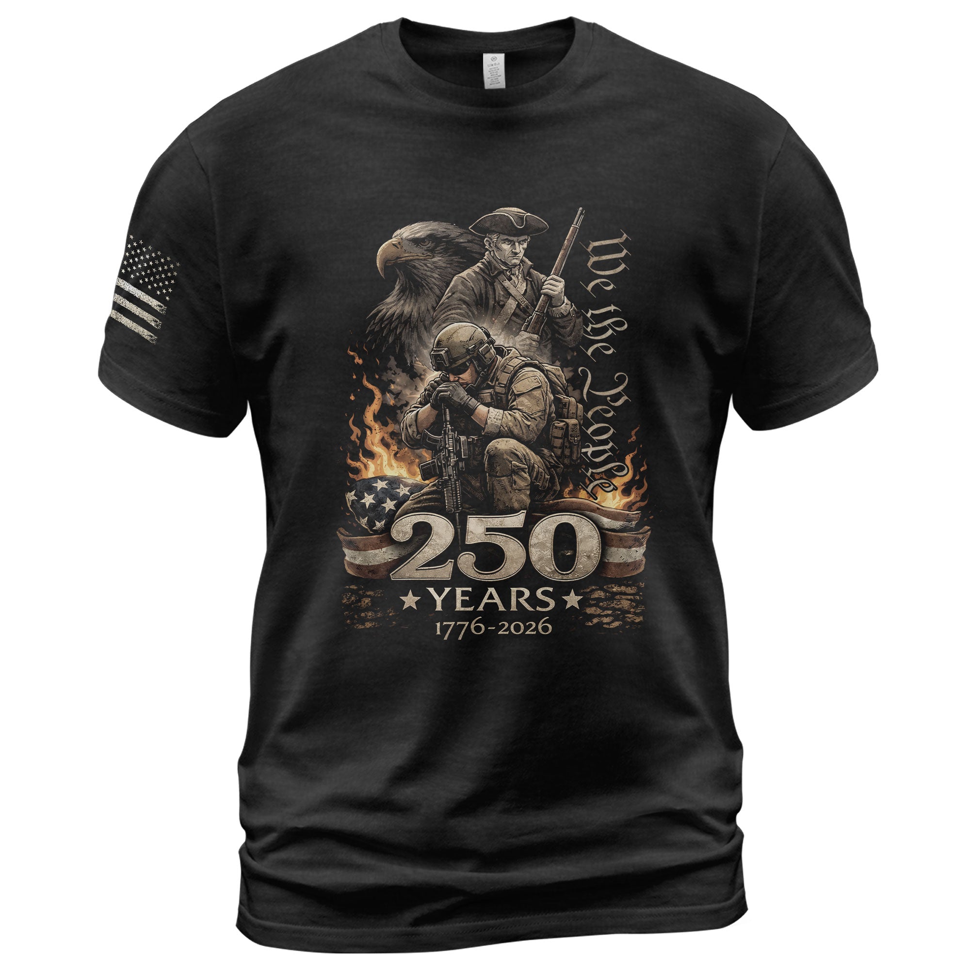 We The People Past & Present 250 Years American Legacy T-Shirt