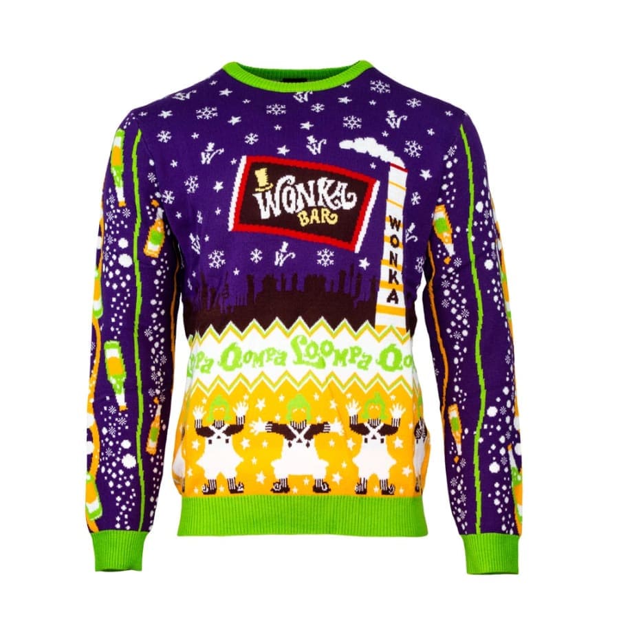 Willy Wonka & the Chocolate Factory Christmas Ugly Sweater