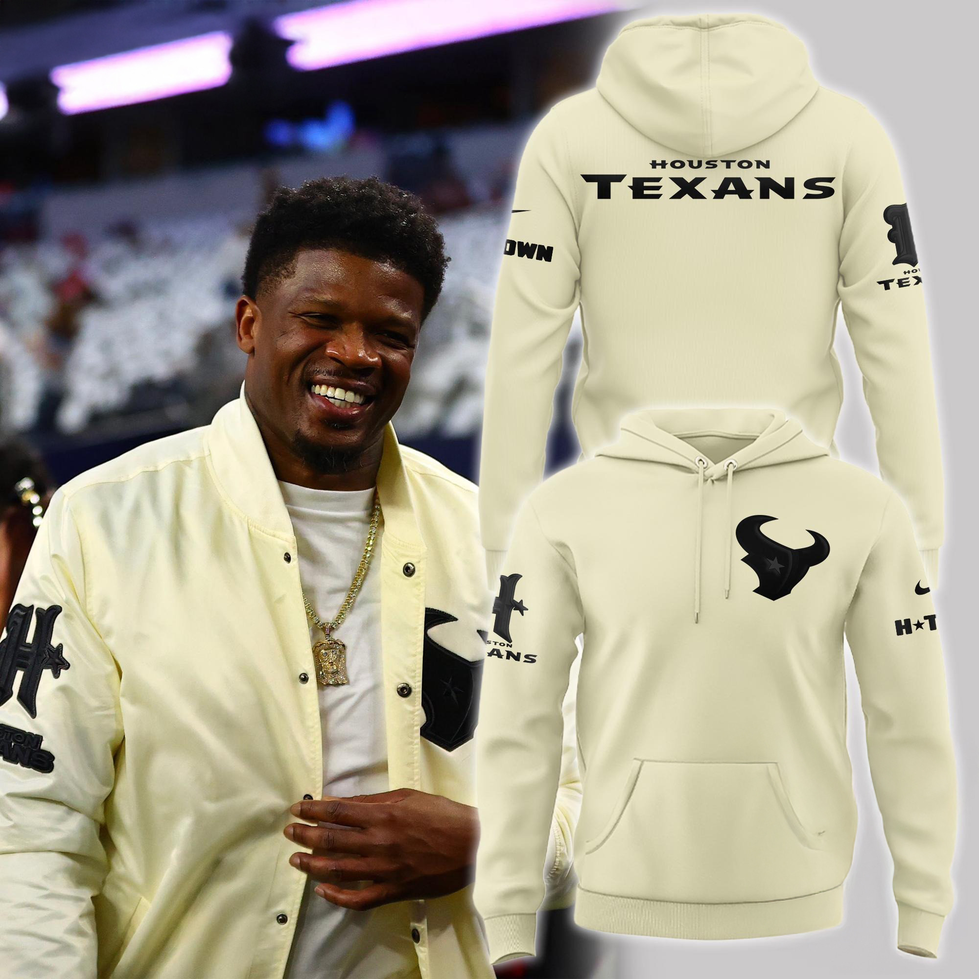 Andre Johnson Houston Texans Edition Hoodie Best Gifts For Football Fans