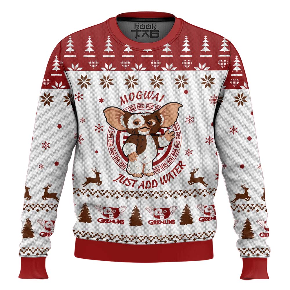 Christmas Gremlins Mogwai Just Add Water Ugly Christmas Sweater