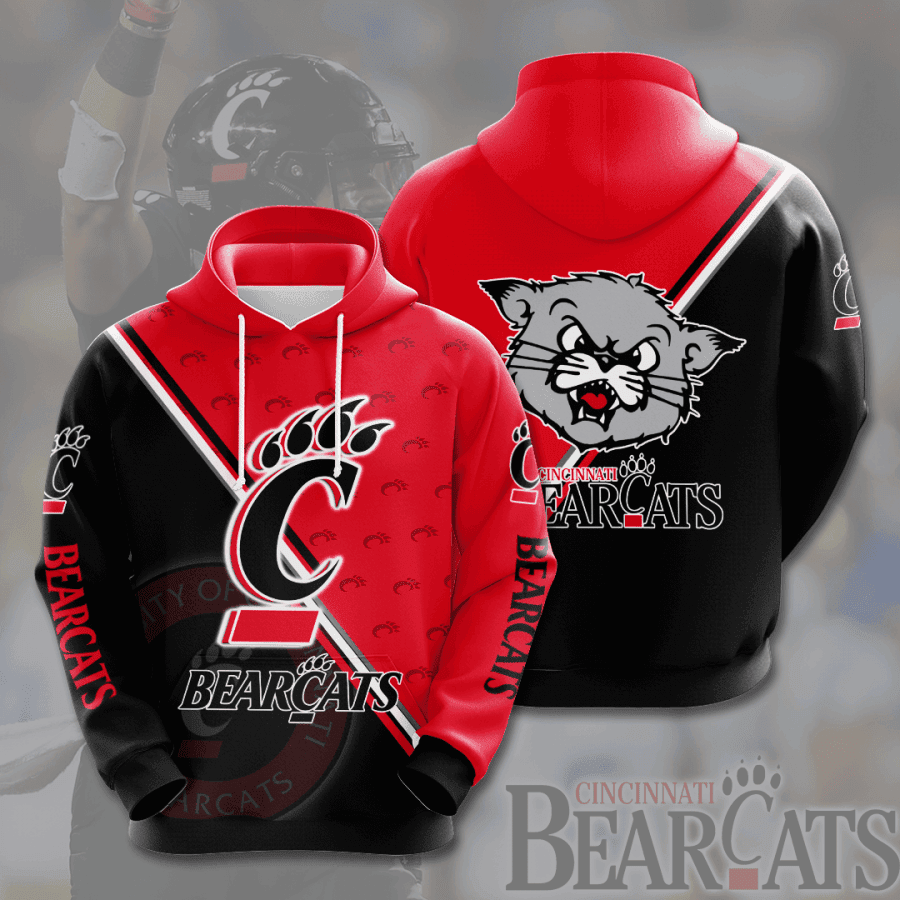Cincinnati Bearcats NCAA Team Hoodie Zip Hoodie