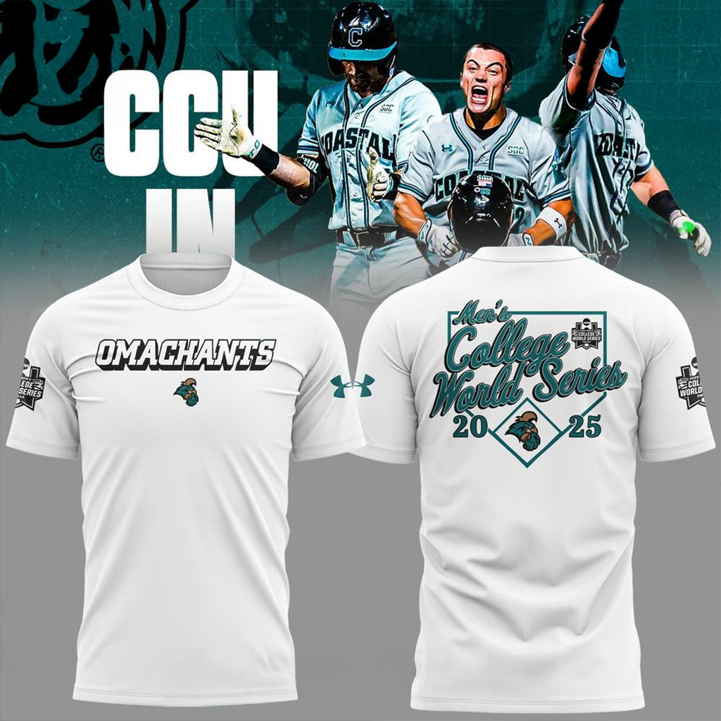Coastal Carolina Baseball OMACHANTS College World Series 2025 Special Shirt Baseball Fans Gifts