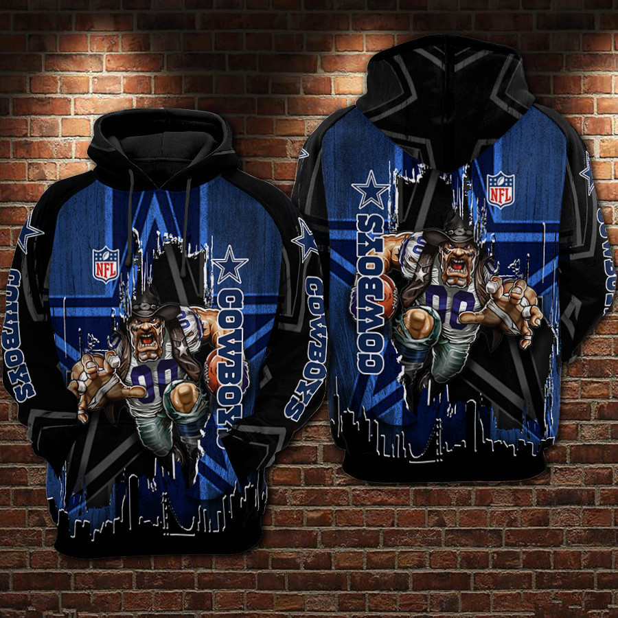 Dallas Cowboys Hoodie Zip Hoodie Version 1175