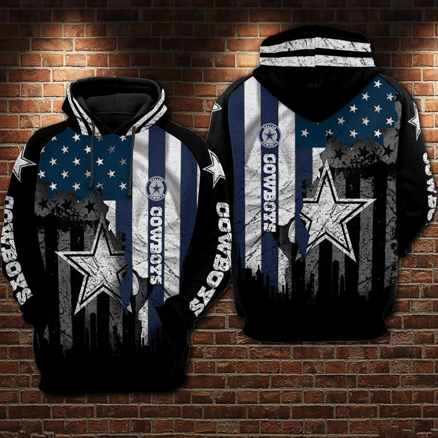 Dallas Cowboys Hoodie Zip Hoodie Version 2115