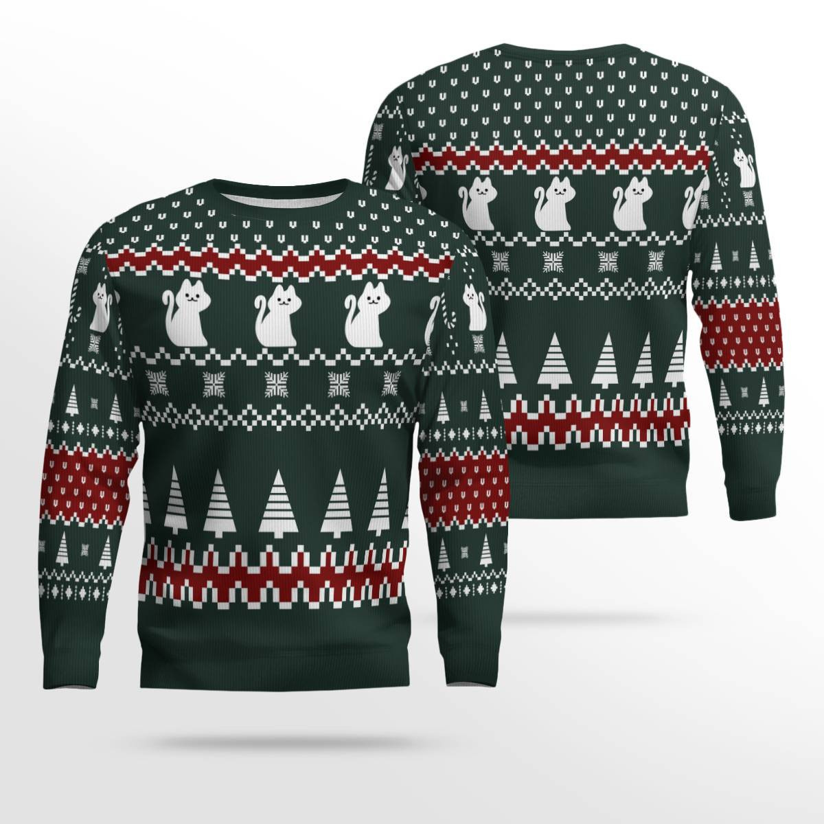 Division 2 Winter Project Ugly Green Sweater