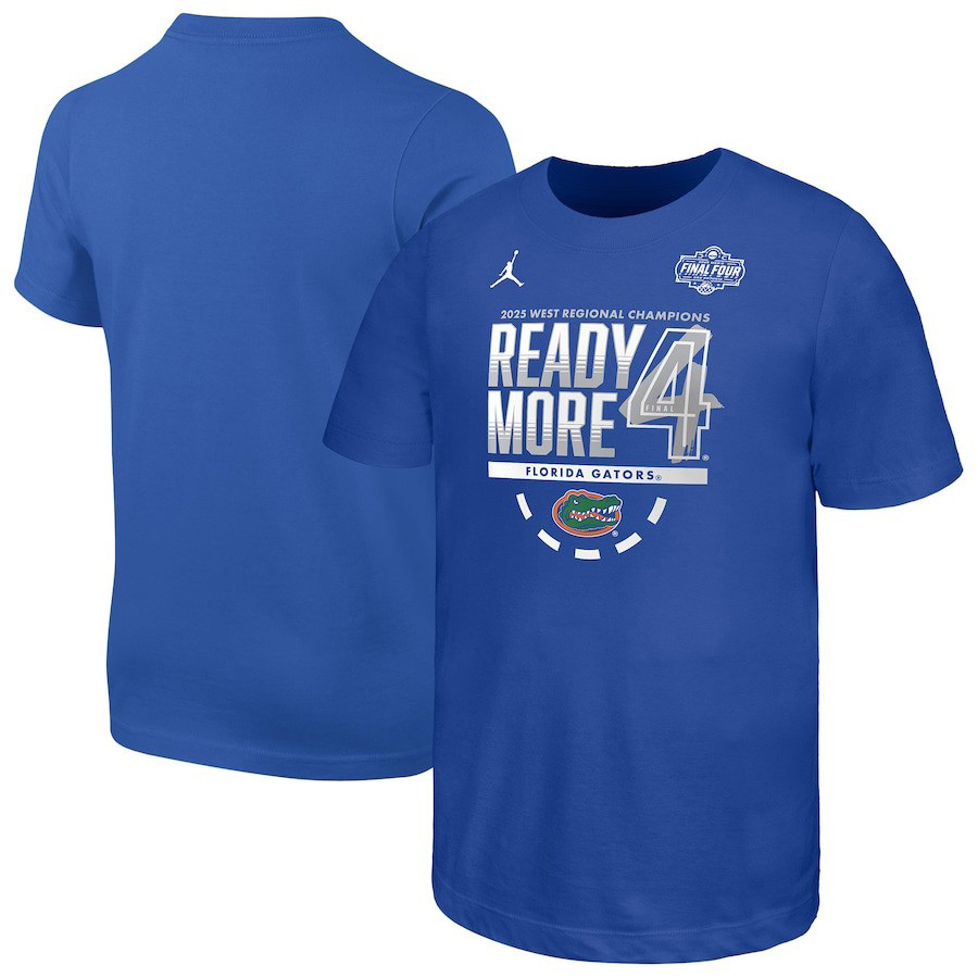 Florida Gators 2025 NCAA Mens Basketball Tournament March Madness Final Four Royal T-Shirt