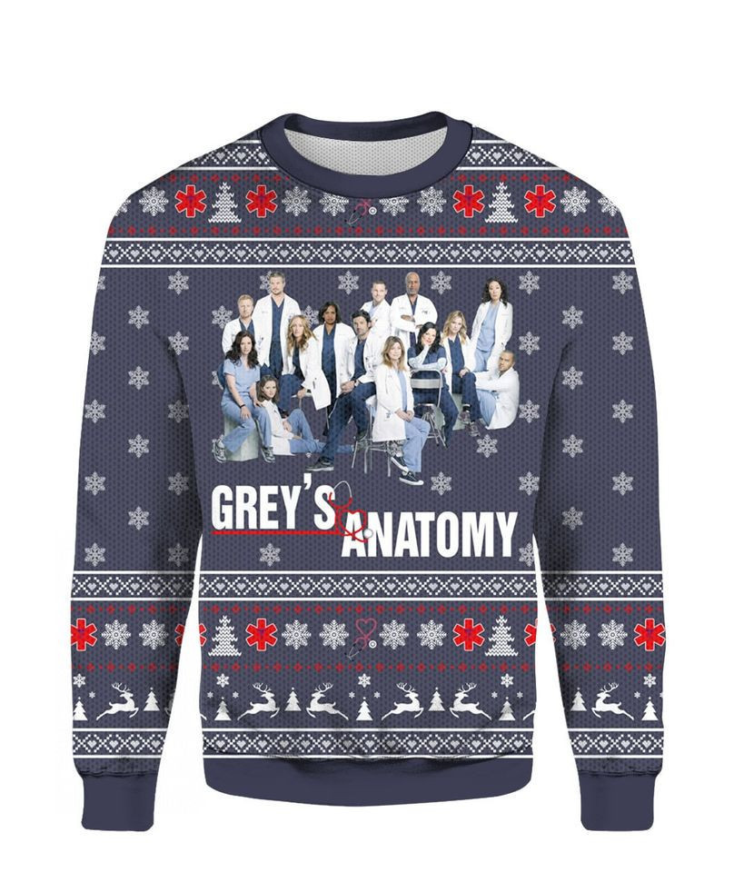 Greys Anatomy Characters Ugly Sweater