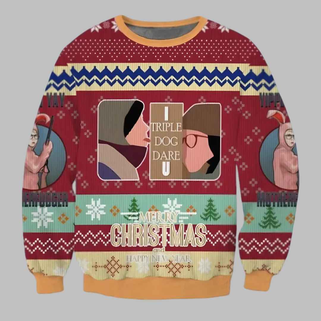 I Triple Dog Dare You A Christmas Story Ugly Christmas Sweater
