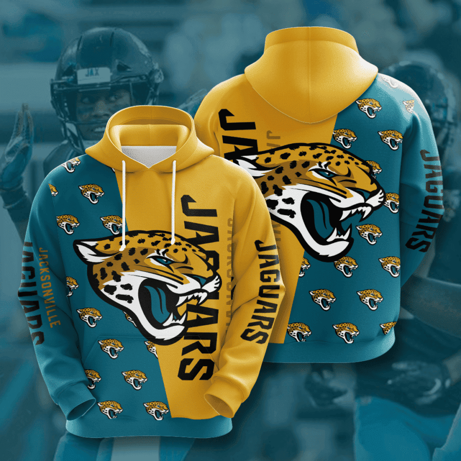 Jacksonville Jaguars Hoodie Zip Hoodie Version 738