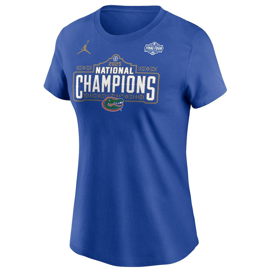Jordan Brand Royal 2025 NCAA Mens Basketball National Champions T-Shirt Gifts For Wife