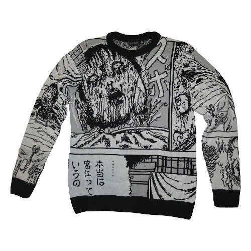 Junji Ito Collage Ugly Christmas Sweater