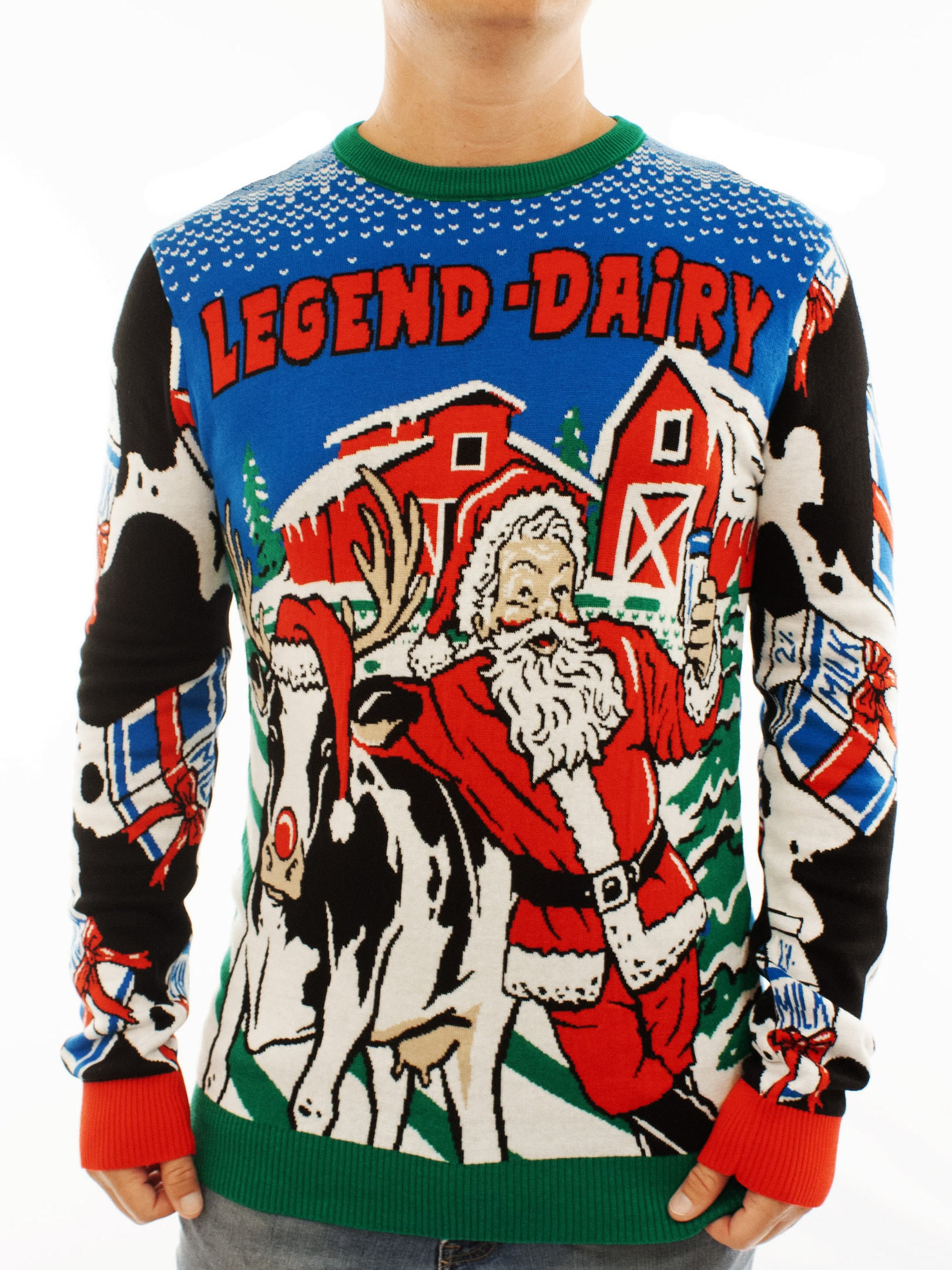 Legend Dairy Ugly Christmas Sweater