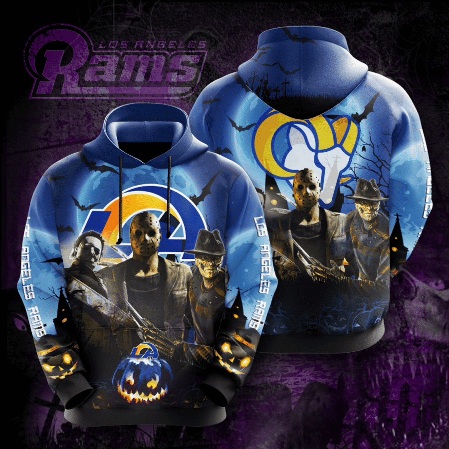Los Angeles Rams Hoodie Zip Hoodie Version 335