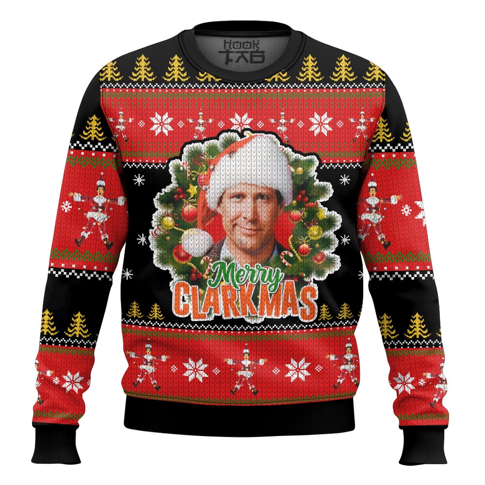 MERRY CLARKMAS Clark Griswold - National Lampoons Christmas Vacation Ugly Sweater