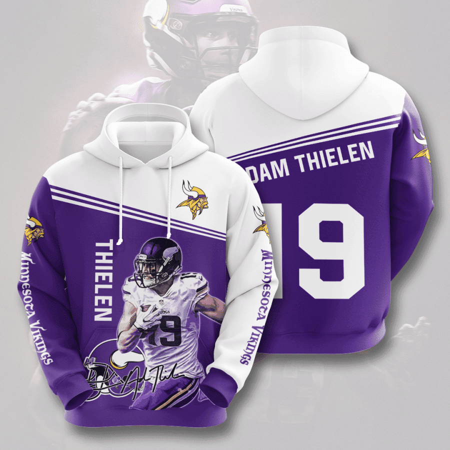 Minnesota Vikings Hoodie Zip Hoodie Version 256