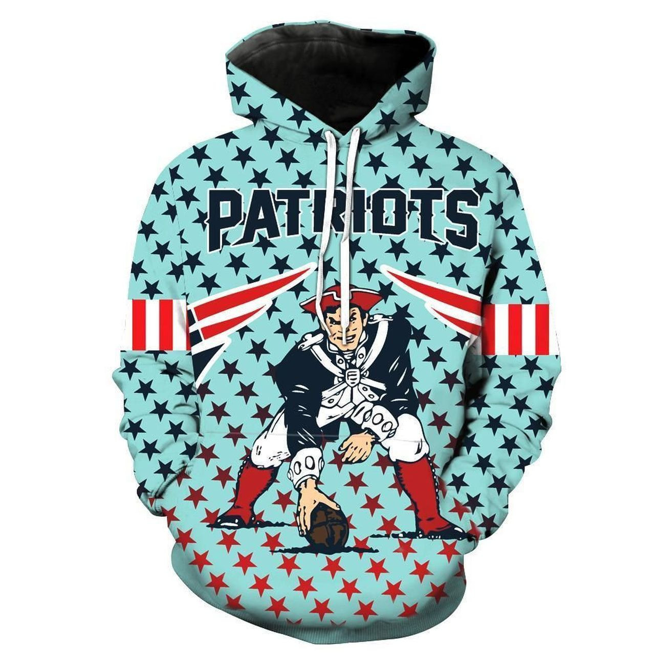 New England Patriots Hoodie Zip Hoodie Version 1354