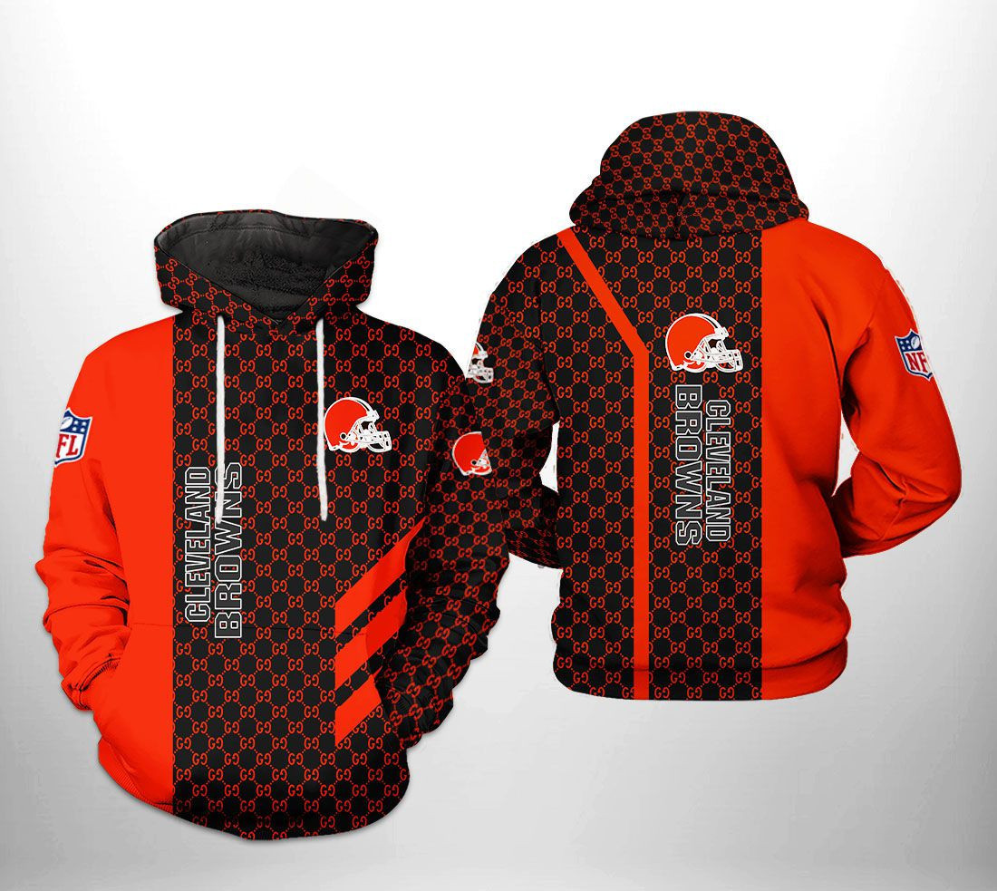 NFL Cleveland Browns NFL Hoodie Zip Hoodie Version 2198