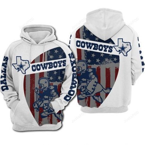 NFL Dallas Cowboys Nfl Football Flag American Hoodie Zip Hoodie Version 2671