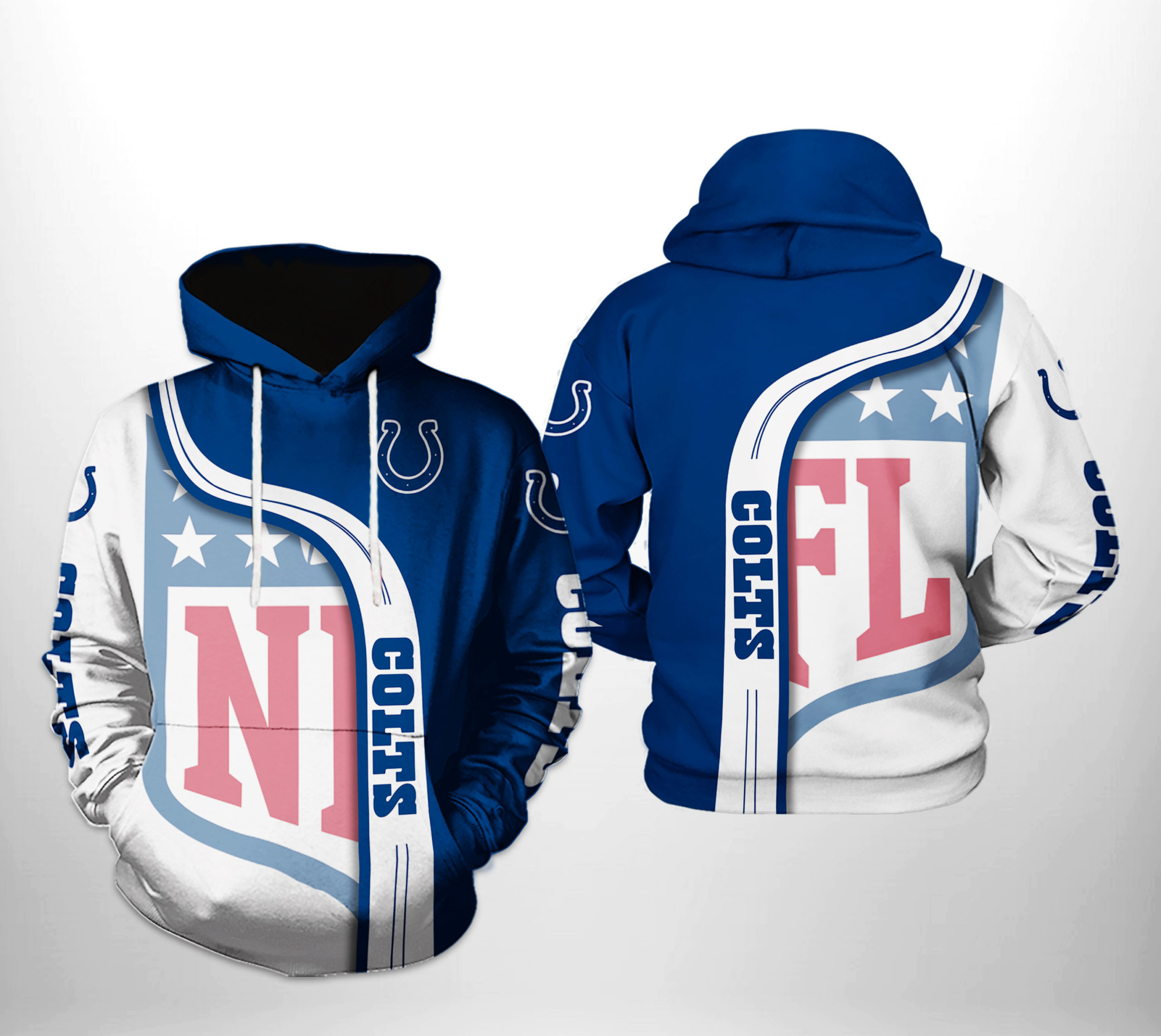 NFL Indianapolis Colts NFL Team Hoodie Zip Hoodie Version 1063