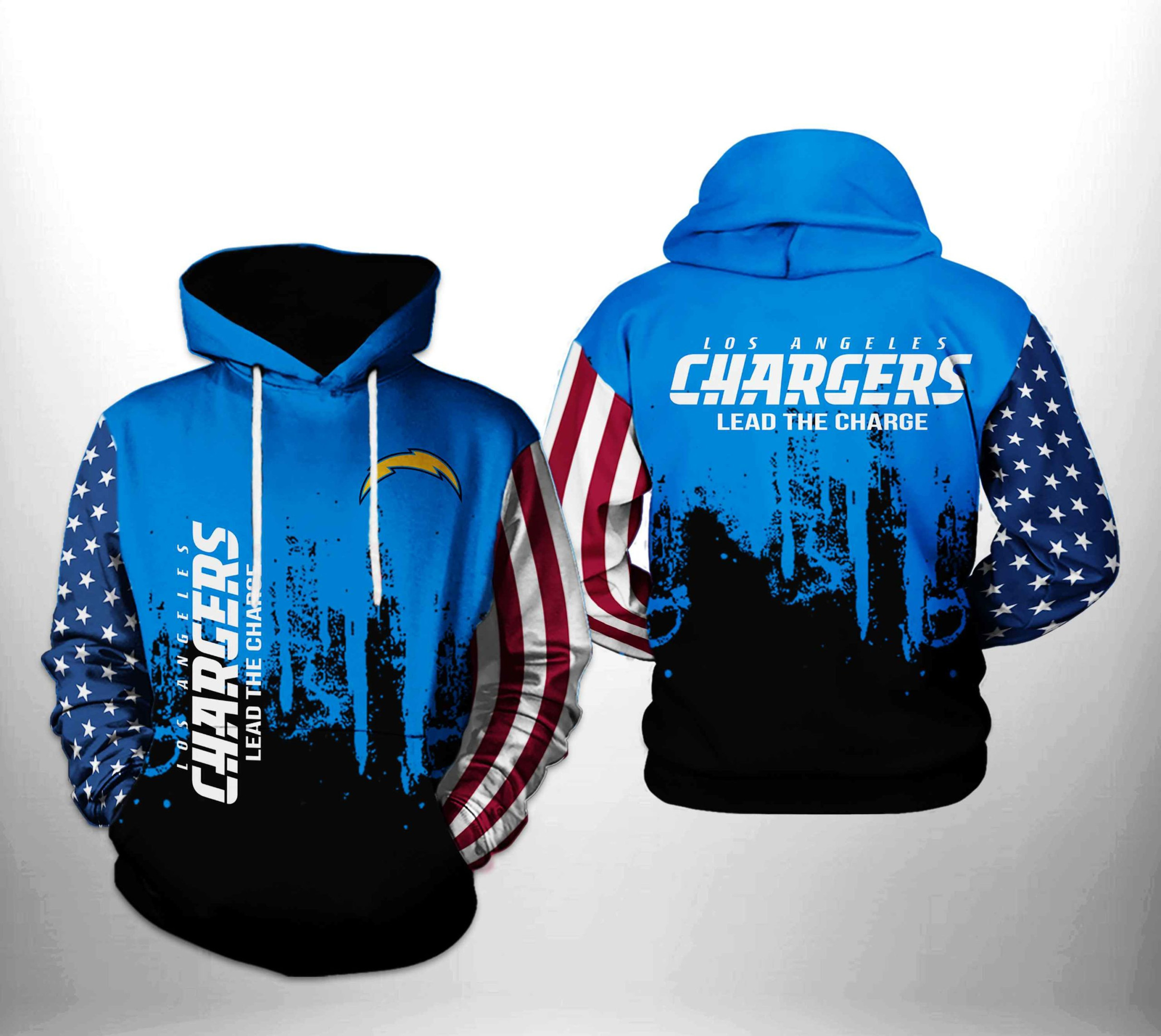 NFL Los Angeles Chargers NFL Team US Hoodie Zip Hoodie