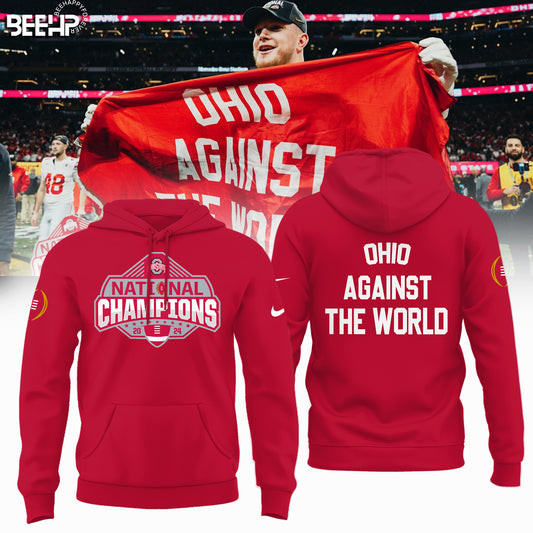 Ohio State Buckeyes NCAA National Champions Hoodie Football Fan Gift Ideas