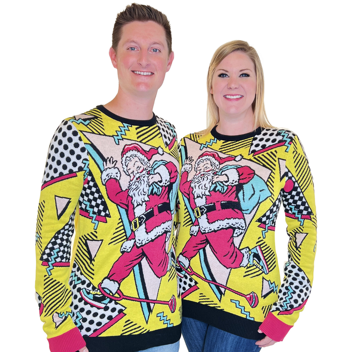 Retro Santa Ugly Christmas Sweater