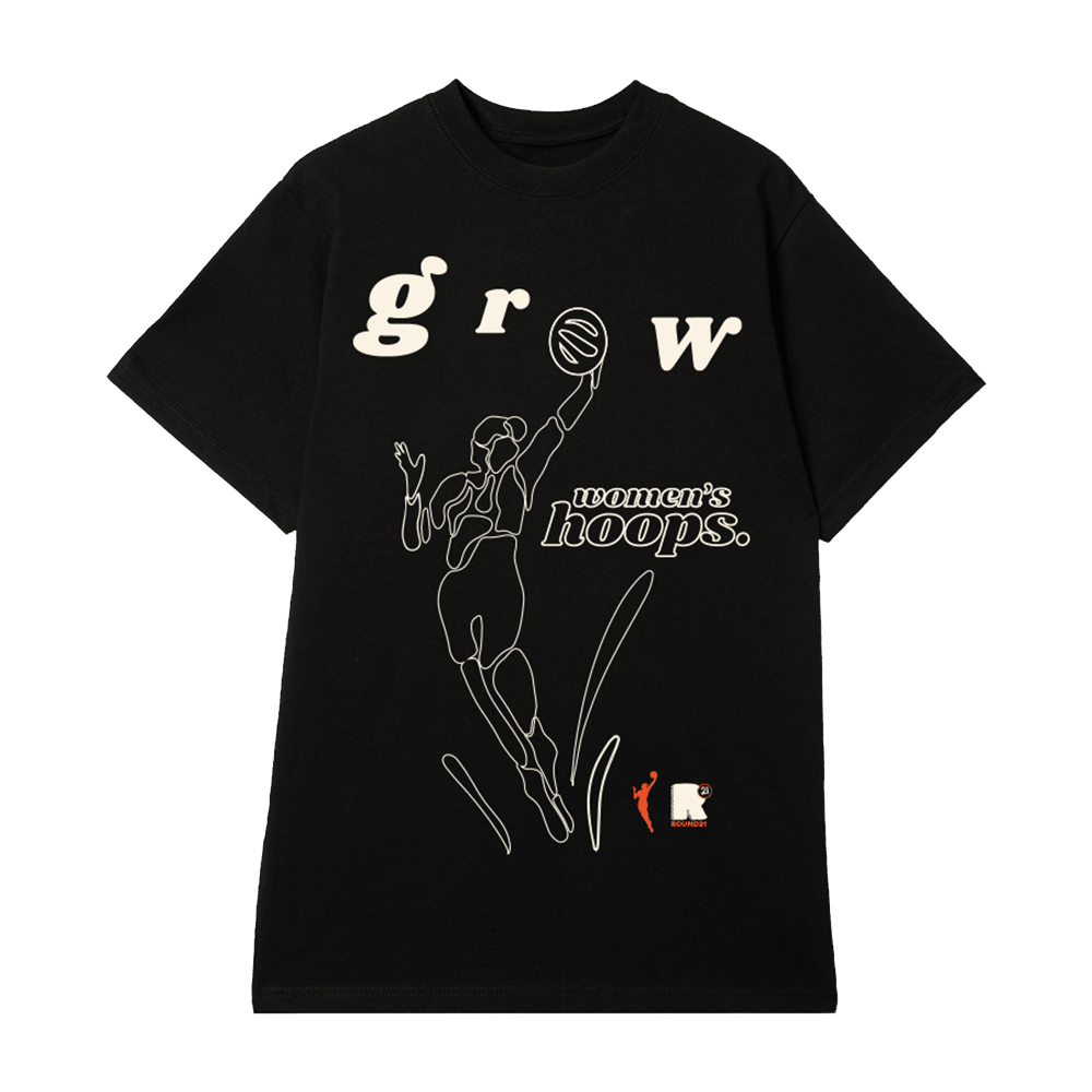 Round 21 Merch WNBA Grow Womens Hoops T-Shirt Unique Gifts For Mom