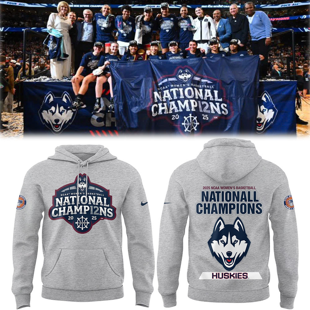 Uconn National Championship Hoodie 2025 NCAA Womens Basketball Champions Unique Gifts